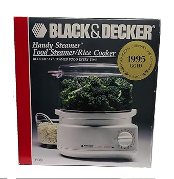 【中古】【未当て嵌める】Black \u0026 Decker HS80 Handy Steamer Rice Cooker by BLACK+DECKER