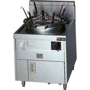 【中古】【未当て嵌める】マルゼン(maruzen） 屁っ放り式 ゆで麺釜 此れから排気ガス式 都市屁っ放り はやわき W650×D750×H720 MR-15M