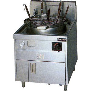 【中古】マルゼン(maruzen） 屁っ放り式 ゆで麺釜 此れから排気ガス式 都市屁っ放り W650×D750×H720 MR-31M