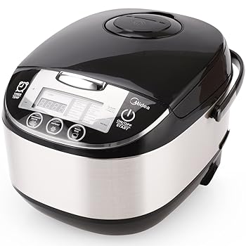 【中古】Midea 炊飯器 スロークッカー マルチクッカー 10優勝杯 蒸し器提げ篭付き添い人 米 食料雑貨類 蔬菜 卵 自動小銃 保温 LED デジタル取り締まる 家電-その他