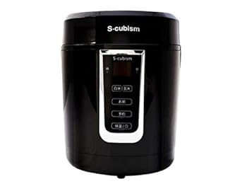 【中古】エスキュービズム 1.5合炊きマイコン式 炊飯器 (ブラック) SCR-H15B