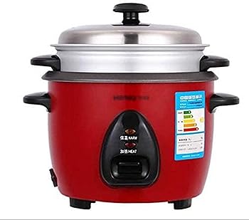【中古】【未使用】赤炊飯器家庭1?3人ミニ炊飯器寮普通昔ながらのご飯多機能炊飯器(1.5L / 2.5L)(サイズ:2.5L)|AJIMURA-SHOP