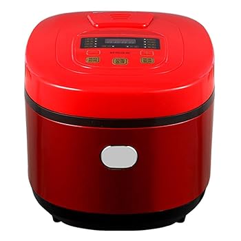 【中古】プログラム可能な炊飯器デジタルフードスチーマーマルチ5L低除去砂糖粒メーカーインテリジェントシチューステンレス鋼24時間プリセットインスタ