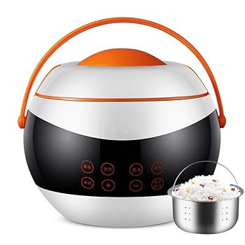 【中古】【未使用】ミニデジタル炊飯器フードスチーマーマルチプログラマブル2L低除去砂糖粒メーカーインテリジェントシチューダブルステンレス鋼24時間プリセット