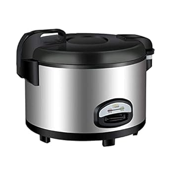 【中古】【未使用】Hotel Canteen Restaurantのための、商業用電気炊飯器、大容量、ワンボタン制御密閉型マイクロプレッシャーノンスティックパン,10L