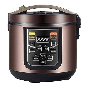 【中古】HKGFAYO 炊飯器マルチ上白糖の取りはらいデジタル5Lスロークッカー蒸し器プログラマブルソテーヨーグルト多役立つこと炊飯器