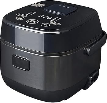 【中古】炊飯器 一人暮らし 3合 IH 二人暮らし 9種類炊き分け機能 IH式 炊飯器 低温調理 玄米 雑穀米 保温 予約機能 ブラック