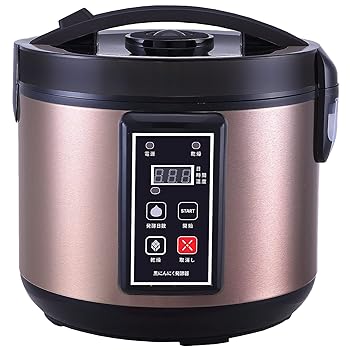 【中古】黒にんにく発酵器 黒にんにくメーカー 最大発酵容量2kg ブラウン/ブラック [ご自宅で簡単に発酵黒にんにく] 自家製 手作り 全面ヒーター 炊飯ジ