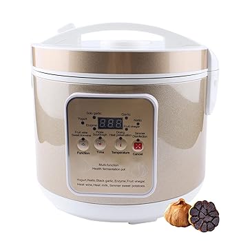 【中古】【未使用】黒ニンニク発酵槽、6L黒ニンニクマシン、多機能ヨーグルトマシンスマート発酵機、ホームナットウライスワイン食品ミルク発酵機