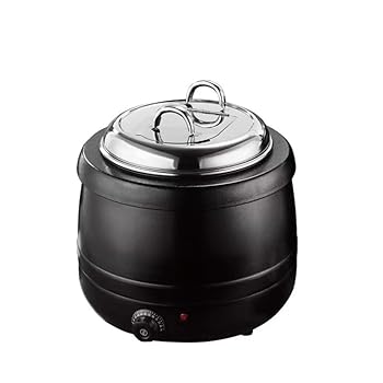 【中古】【未使用】カウンタートップ業務用スープケトルウォーマー10 L/13L ステンレス製 ケータリングスープウォーマー 大きい家族の集まりおよびレストランのため|AJIMURA-SHOP