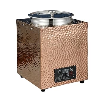 【中古】食品用スープ釜ウォーマースープウォーマー 業務用スープケトル 業務用電気式スープウォーマー温度調整と 蓋のデザイン 家族でのバーベキューパ