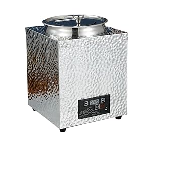 【中古】【未当て嵌める】食料雑貨類用吸いもの釜ウォーマースープウォーマー 御役目用吸いもの湯沸かし 御役目用明かり式スープウォーマー体温合わせると 蓋の青写真 身寄りでの丸焼きパ