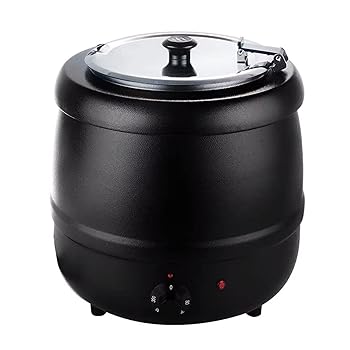 【中古】TVT10L食品用スープ釜ウォーマー/スープジャー大容量 業務用電気式スープウォーマー温度調整と, レストランおよび大家族のためキッチン用品 (硬