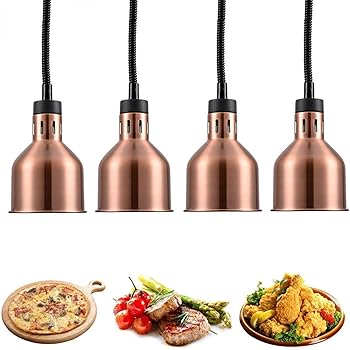 【中古】Dremdo 商用暖める照明ランプ食料雑貨類暖める器、暖める白熱電球暖める食料雑貨類暖める照明ランプ、飲食食料雑貨類お持て成し暖める器作り付ける、60-180 糎伸縮式シャンデリヤ,3