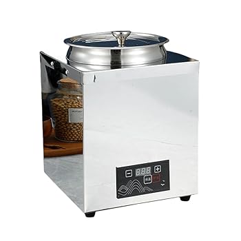 【中古】食品用スープ釜ウォーマー,スープウォーマー 業務用電気式スープウォーマー温度調整と, レストランおよび大家族のため アップグレード版 10L (シ｜AJIMURA-SHOP