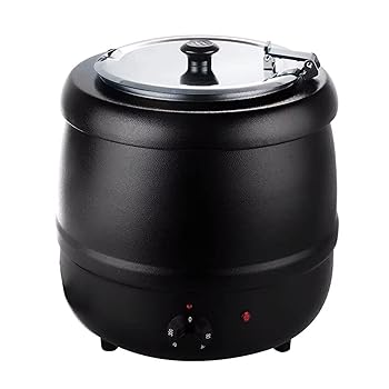 【中古】ULOVEJOY スープメーカー 10L食品用スープ釜ウォーマー, 304インナーライナー,スープジャー 大容量,保温鍋,業務用電気式スープウォーマー温度調