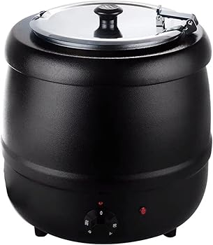【中古】【未当て嵌める】10L食料雑貨類用吸いもの釜ウォーマー, お役目用灯し火式スープウォーマー熱度自然調整と, バイキング 食べ物屋 勝手もと設備吸いものジャー 保温ジャー 熱度自然調整