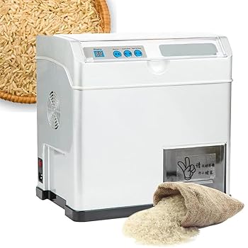 【中古】ZCBYBT 60KG/H のムギの穀物の皮のシェラーの船体、軽い玄米、胚芽米、軽く満たされた米のための 500W 自動米の製粉の外皮機械