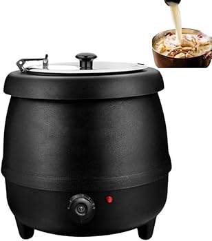 【中古】10L食品用スープ釜ウォーマー, 業務用電気式スープウォーマー温度調整と, ビュッフェ レストラン キッチン用品スープジャー 保温ジャー 温度調整