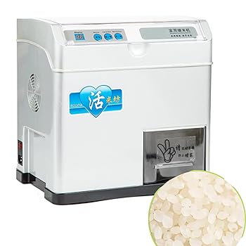 【中古】自動米ぬか分離機、500W 米精米機、30KG/H 調整可能な米精米精度、薄玄米、胚芽米、薄精米用、健康的な生活を選択|AJIMURA-SHOP