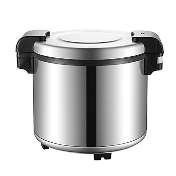 【中古】YQW 御役目用保温ジャー エンザイム玄米 保温器 萌え出すエンザイム玄米 御役目用ステンレス鋼大電気容量 23L 110V 思わしい食料雑貨類御厨子所 学習者食べ物屋に適しています (ステンレス鋼色合い