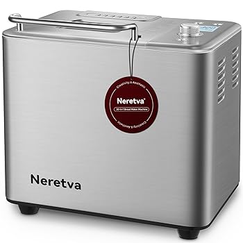 【中古】【未使用】Neretva パンメーカーマシン 20イン1 2ポンド 自動パンメーカー グルテンフリーのピザサワードウセッティング付き デジタル プログラム可能 保温|AJIMURA-SHOP