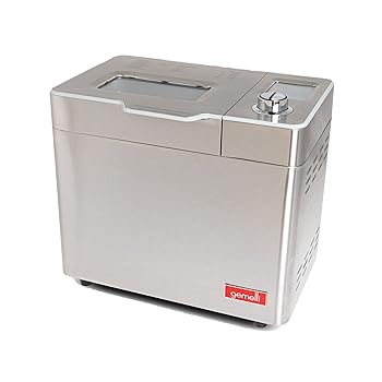 【中古】Gemelli Home? 2ポンド 職人 パンメーカー ステンレススチール デジタルディスプレイ 21機能 フルーツ/ナッツディスペンサー ローフサイズ 3つ
