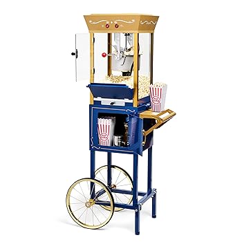 【中古】Nostalgia ポップコーン製造業者機関 - 職業的手押し車 8薬局衡オンスの湯沸かし付き添い人 最大限度32優勝杯まで作れます - ヴィンテージポップコーン