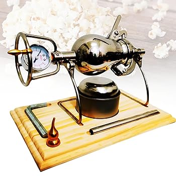 【中古】【未使用】260ml ミニハンドポップコーンマシン、伝統的な昔ながらのポップコーンマシン、レトロハンドクランクステンレススチールポップコーンポット、ミ｜AJIMURA-SHOP
