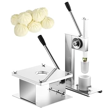 【中古】コマーシャルバージーメーカー、手動パン製造機、半自動パン製造マシン、3つの金型、おいしいバージーホームキッチンレストランを調理するため