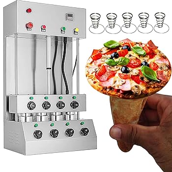 【中古】業務用ピザコーンマシン、コーンピザ成形機、収量：4個/回、温度調節可能、レストラン、ケーキハウス、ベーカリー、飲料店、カフェなどに。｜AJIMURA-SHOP 288,765円