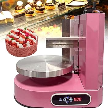 【中古】誕生日ケーキクリームコーティングエッジ自動研磨機、円形ケーキクリームコーティング充填機~/|AJIMURA-SHOP