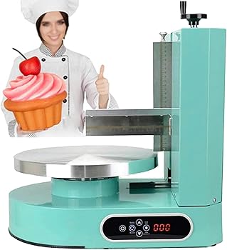 【中古】200 W回転ケーキ装飾軟包、ベイク設備誕生日ケーキ装飾自動保存クリームコーティング軟チャーター機~/|AJIMURA-SHOP