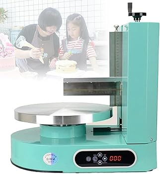 【中古】自動誕生日ケーキクリームソフトコーティングデコレーションマシン 4-12 インチケーキバタークリームスプレッダースプレッダー~/