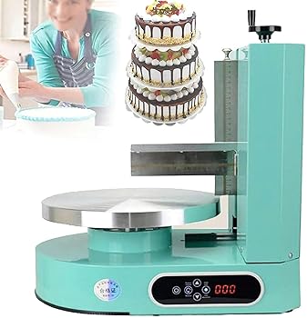 【中古】ケーキバタークリーム塗布機、誕生日ケーキクリームスムーズレイヤーデコレーションマシン、35cmラウンドケーキクリーム充填機、ケーキツール|AJIMURA-SHOP