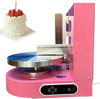 【中古】ケーキクリーム自動塗装機、円形ケーキクリーム塗装充填機~/|AJIMURA-SHOP
