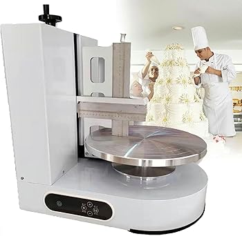 【中古】ケーキ、染料、コーティング用の塗抹標本用マシン、ケーキの装飾用の自動機械、誕生日ケーキ用の上流用の機械、4?12インチのケーキに適していま|AJIMURA-SHOP