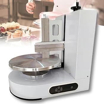 【中古】ケーキクリーム自動散布機、バースデーケーキクリーム散布機、電動矯正機~/