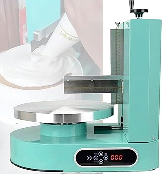 【中古】自動ケーキ矯正機、誕生日ケーキクリームソフトコーティング自動装飾機、清潔しやすく、4~12インチのケーキに適している~/|AJIMURA-SHOP