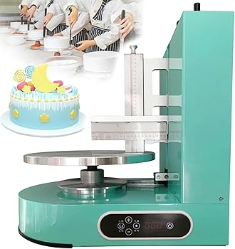 【中古】ケーキクリーム自動散布機、4-12インチ、バースデーケーキ電動クリーム散布機~/