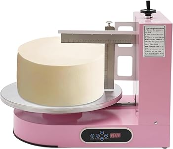 【中古】ケーキデコレーションマシン、自動垂直クリームスプレッドマシン、段階的スクレーパー付き電動ケーキクリームスプレッドマシン、4-16インチのケ｜AJIMURA-SHOP