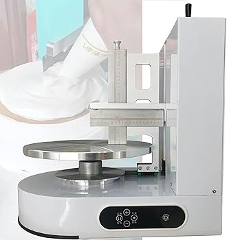 【中古】自動ケーキ矯正機、誕生日ケーキクリームソフトコーティング自動装飾機、清潔しやすく、4~12インチのケーキに適している~/|AJIMURA-SHOP