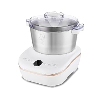【中古】【未使用】Fulimr 電動 パンこね機 パン焼き器 生地こね・発酵 ステンレスポット5L 110V パン/お菓子/餃子生地作り 家庭用こね機 大容量シェフ機械 蒸しパ