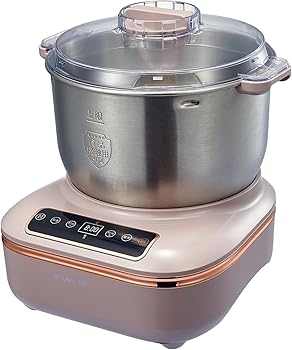 【中古】【未使用】Amecke 電動 パンこね機 パン焼き器 生地こね・発酵 ステンレスポット5L/7L 110V パン/お菓子/ピザ/パスタ/うどん/餃子生地作り 家庭用こね機 大｜AJIMURA-SHOP