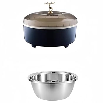 【中古】【未使用】Aeroorパン発酵機 5L生地発酵機 ステンレスライナー付き自動恒温発酵タンクプルーフィングボックス パン、ヨーグルト、納豆製造用 (ダークブルー