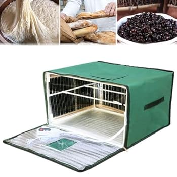 【中古】ヒーター付きパン発酵ボックス、蓋付き多目的生地発酵器、折りたたみ式パンピザ生地発酵ボックス、温度制御、パン作り、ヨーグルト作り、ベーキ|AJIMURA-SHOP