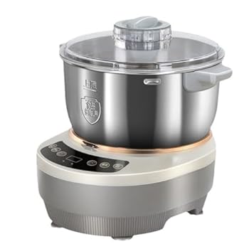 【中古】【未使用】Vifxucyパンこね機 家庭用パンニーダー 5L/7L 生地こね・発酵 ステンレスポット 110V 扇形羽根 パン/お菓子/ピザ/パスタ/うどん/餃子生地作り 蒸
