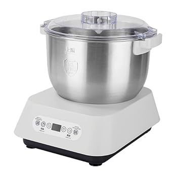 【中古】【未当て嵌める】電動 食麺麭こね機 5L パン焼き器 出どころこね・醗酵 ステンレス鋼ポット110V 扇形鳥毛 食麺麭 身寄り用 電動 出どころこね・醗酵 ステンレス鋼ポット 飾り気の無い取りまわし 時