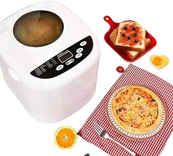 【中古】【未使用】TVT全自動ホームベーカリー, ホームベーカリー,電気パン焼き機、600W全自動パンメーカー、全自動生地混合,1時間保温機能、家庭用、キッチン用パ|AJIMURA-SHOP