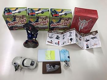 【中古】【未使用】タイムスリップグリコ第一弾3個 鉄人28号、トヨタ2000GT 自動アイロン画像